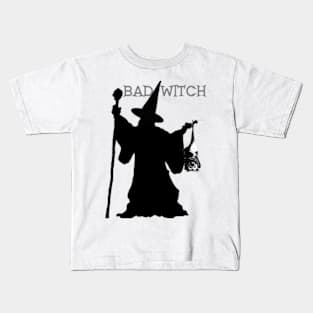 Halloween bad witch Kids T-Shirt